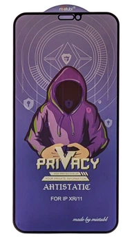 Защитное стекло Privacy MTB для Apple iPhone 11 антишпион black