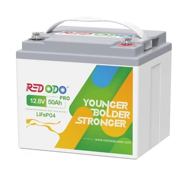Аккумулятор Redodo Pro Lithium LiFePO4 12.8V 50Ah литиевый с BMS защитой