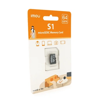 Карта пам'яті Imou microSD 64GB модель ST2-64-S1 для відеоспостереження та камер
