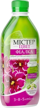 Добриво Мистер Цвет для фіалок(сенполій) 300 мл (4820161960236)