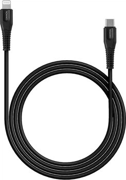 Кабель Canyon USB Type C - Lightning MFI 1.2 м Black (CNS-MFIC4B)