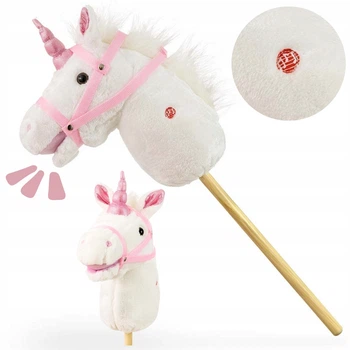 Milly Mally Hobby кінь на палиці White Horse іграшка для дітей білий єдиноріг