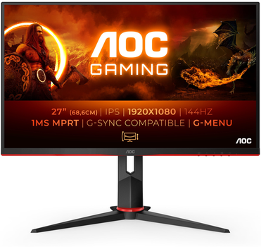 Монитор 27" AOC 27G2 Full HD IPS версия на 120 Гц Б/В