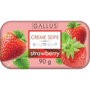 Мило тверде Gallus Creme Seife Strawberry Полуниця 90 г
