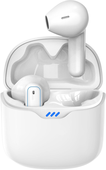 Слуховий апарат AIMED Hearing Aid NO-EARBUDS Series P18 з підключенням Bluetooth та кейсом для зарядки Білий