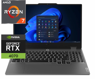 Ноутбук (2024) для гейминга Lenovo LOQ-15 R-7 7435HS/ 64GB / 1TB+2TB/ RTX4070 / 15,6" 144Hz