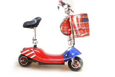 Электроскутер - E-Scooter XHD 250W красный