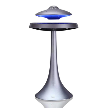 Беспроводная левитирующая Bluetooth-колонка LANGTU UFO с сенсорной кнопкой, антигравитационный ночник, можно использовать мини-сабвуфер в качестве украшения для офиса и дома