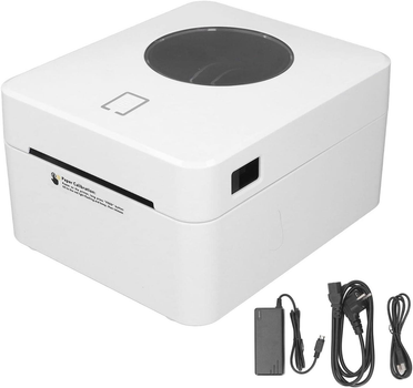 Термопринтер етикеток Jectse, USB + Bluetooth та автоматичне розпізнавання етикеток 2x10 110 мм/с високошвидкісний 25‑100 мм 203DPI принтер етикеток для Mac OS, Android та Windows