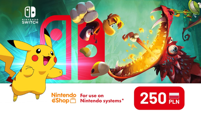 Карта пополнения Nintendo eShop Card 250 PLN