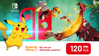 Карта пополнения Nintendo eShop Card 120 PLN