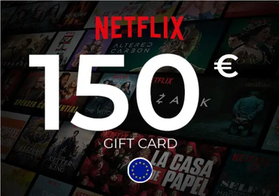 Подарункова карта Netflix Gift Card 150 EUR (Europe)