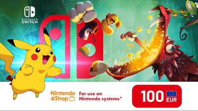 Карта пополнения Nintendo eShop Card 100 EUR