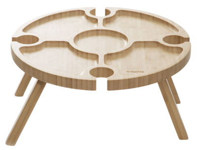 Stolik do serwowania przekąsek HOMLA Bambou bambusowy 27.5 x 2 cm (5904183892603)