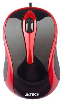 Миша A4Tech N-350-2 Red/Black V-Track Чорно-червоний 32708