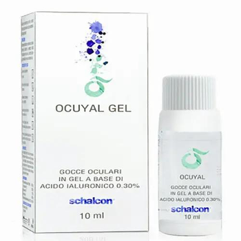 Гелеві очні краплі з гіалуроновою кислотою "Ocuyal Gel" ( 10 мл. )