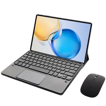 Клавиатура-подставка беспроводная Smart Keyboard + Мышка для Oukitel OT12 Ukr+Eng Black