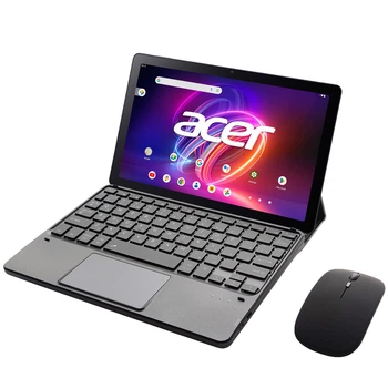 Клавіатура-підставка бездротова Smart Keyboard + Мишка для Acer ICONIA P10-21Q Ukr+Eng Black