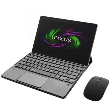 Клавиатура-подставка беспроводная Smart Keyboard + Мышка для Pixus Joker Ukr+Eng Black