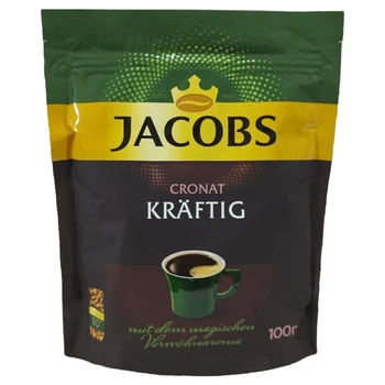 Кава розчинна сублімована Jacobs Cronat Kraftig 100 г