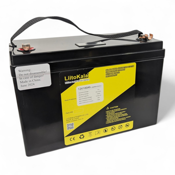 Акумулятор Liitokala LiFePO4 12.8 В 100Ah з LCD дисплеєм