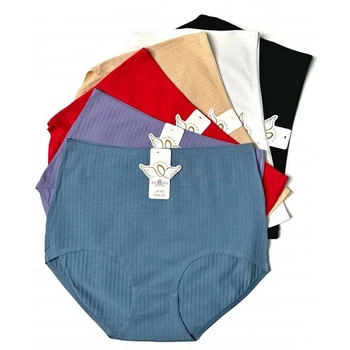 Женские трусики слипы 4XL однотонные 12857 - 6 шт