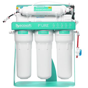 Обратный осмос с насосом на станине Ecosoft P’URE AquaCalcium Mint