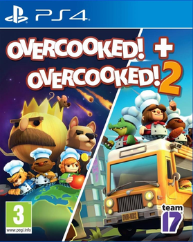 Gra PS4 Overcooked and Overcooked 2 Double Pack (Blu-ray płyta) (5056208805843)