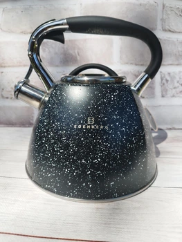 Чайник із свистком Edenberg EB-1981-Black нержавіюча сталь 3 л чорний