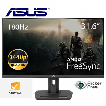 Монитор ASUS XG32WCS ROG Strix изогнутый безрамочный Fast VA 3440х1440 3K Ultra WQHD 31.5"