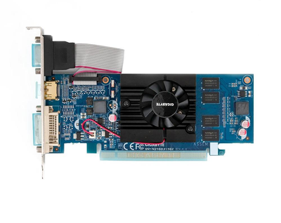 Відеокарта Gigabyte GT 210 1GB DDR3 (GV-N210D3-1GI) (GDDR3, 64 bit, PCI-E 3.0 x16)