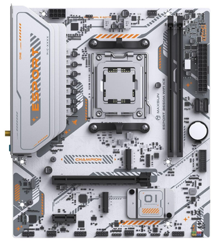 Материнська плата Maxsun eSport B650M WIFI6 ICE (MS-ESPORT B650M WIFI6 ICE) (Socket AM5, AMD B650, Micro-ATX)