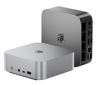 Неттоп Beelink SER8, Grey, Ryzen 7 8745HS (8x3.8-4.9 GHz), 32Gb DDR5 5600 MHz SO-DIMM (2/2), 1Tb SSD NVMe Gen4, 1xM.2 2280, Radeon 780M, WiFi 6, Bluetooth 5.2, 2.5GLan, 2xType-C / 2xUSB 3.2 / 2xUSB 2.0, HDMI/DP, Windows 11 Pro (9B.EU3600834NB0)