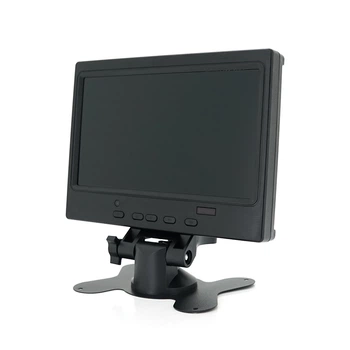 Автомобильный ЖК-монитор 7 дюймов IPS панель AV VGA HDMI разъемы разрешение 1024*600ips 12-24V Box