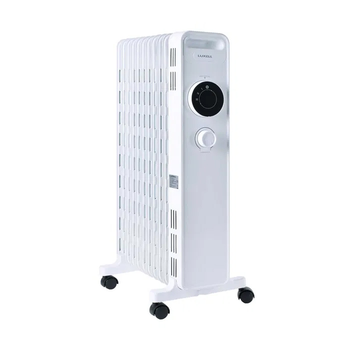 Радиатор масляный LUXELL LUX-1230S, 11 ребер, 3 уровня мощности, 2300 Вт, White, Box