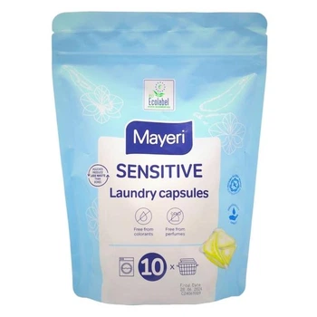Гель-капсули для прання Mayeri Sensitive 10 шт