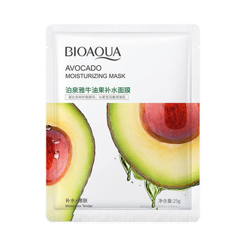 Тканевая маска для лица The Face Shop Real Nature Avocado Face Mask с экстрактом авокадо, 25 г