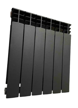 Биметаллический радиатор Hertz 500/100 Structural black