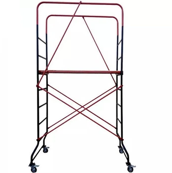 Мини-подмость VIRASTAR (3 м, 1.5х0.5 м) с колесами (25751)