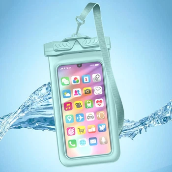 Водонепроницаемый чехол Waterproof Color Double lock Mint (39133)