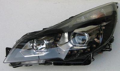 Передние альтернативная тюнинг оптика фары LED на Subaru Outback 09-14 комплект Субару Аутбек L0445