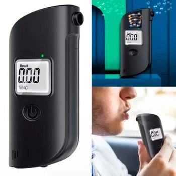 Алкотестер з LCD дисплеєм, від батарейок (6598-3660)