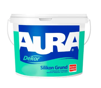 Грунт с кварцевым песком Aura Dekor Silikon Grund адгезионный 10л