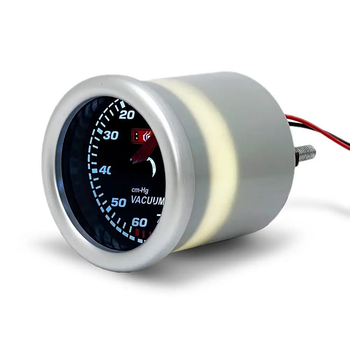 Разрежение во впускном коллекторе Ket Gauge 7706-2 Ø52 мм с LED подсветкой | Прибор датчик автомобильный