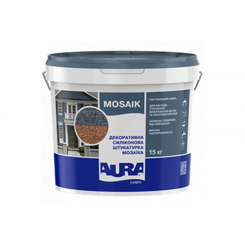 Штукатурка крацевая Aura Lux Pro Mozaik M15 мозаичная 15кг