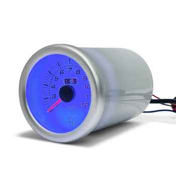 Указатель температуры выхлопных газов Ket Gauge 7708-1 Ø52 мм с LED подсветкой | Прибор датчик автомобильный