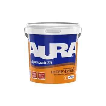 Лак акриловый Aura Aqua Lack 70 панельный 1л