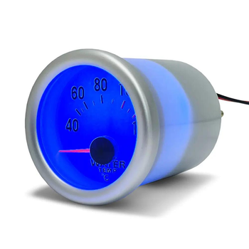 Указатель температуры воды Ket Gauge 7702-1 Ø52 мм с LED подсветкой | Прибор датчик автомобильный
