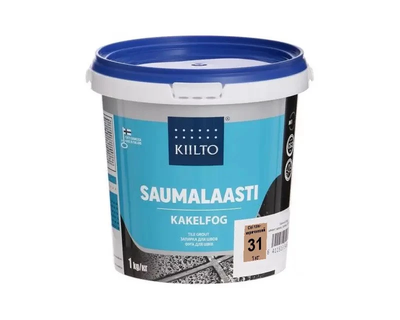Смесь затирочная цементная KIILTO для швов плитки №31 Светло-коричневый 1кг