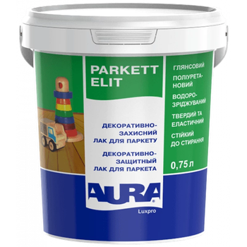 Лак полиуретановый Aura Luxpro Parkett Elit паркетный 0.75л
